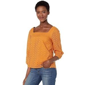 lucky brand polka dot top
